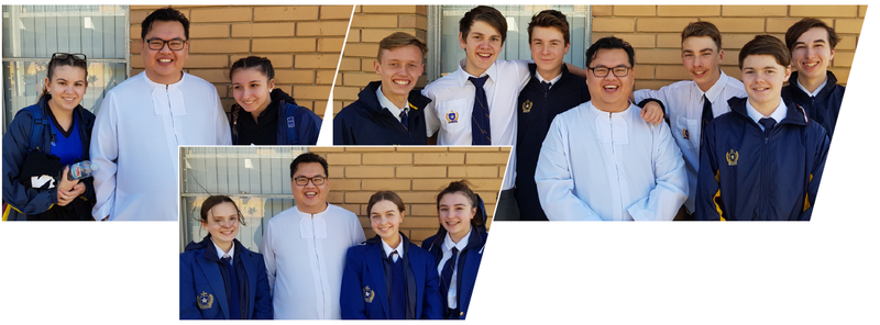 Br Mandy Visits St Michael's College Br Mandy Visits St Michael's College